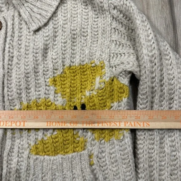 Anthropologie Beige and Yellow Knit Cardigan - Picture 7 of 10